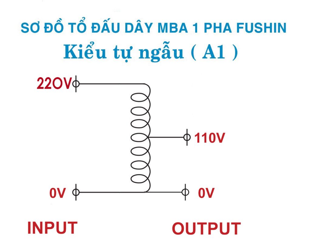 Sơ đồ máy biến áp tự ngẫu